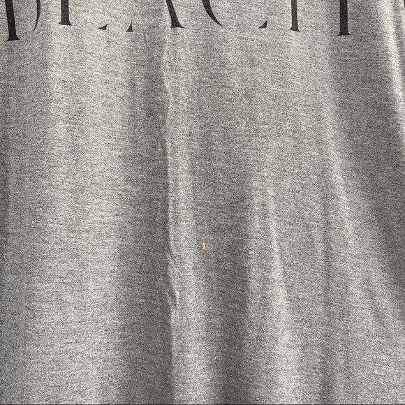 Madewell Beach Script Grey Short Sleeve Relaxed Tee S - Picture 5 of 6